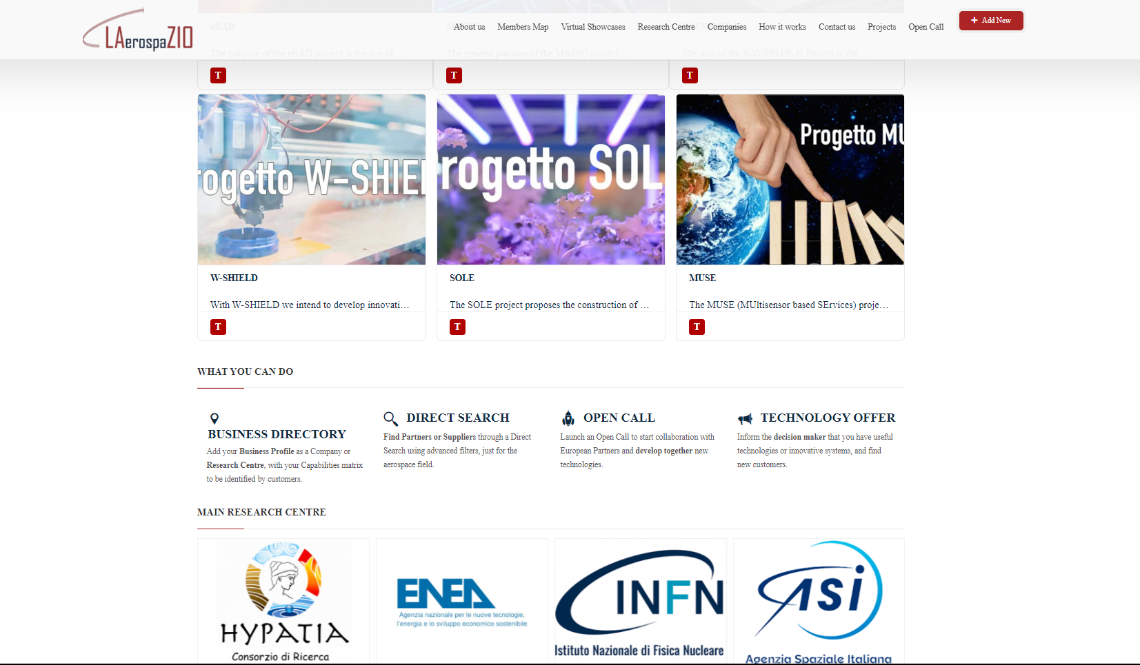 LAerospaZIO piattaforma dell ecosistema aerospaziale del Lazio con ASI Enea, Hpatia INFN